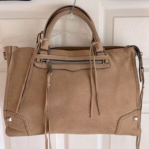 Rebecca Minkoff Regan Satchel Crossbody in Sandstone